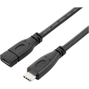 PremiumCord Кабел USB 3.2 Gen2, удължител, C - C, M/F, 1, 5 м, черен KU31MFA015 (KU31MFA015)