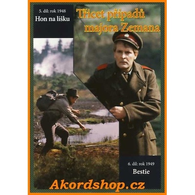 Třicet případů majora Zemana 5 + 6 díl pošetka DVD
