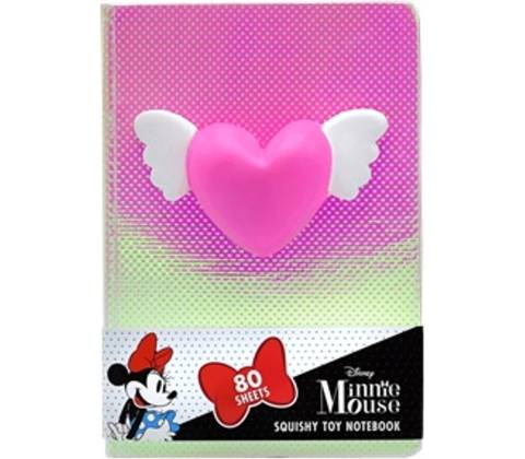 Notebook se squishy hračkou Srdce