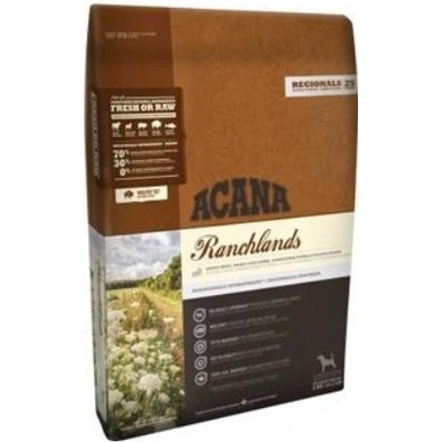 Acana Regionals Ranchlands hovězí jehněčí sleď bizon losos 2 x 6 kg