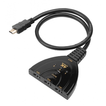 Techly IDATA HDMI-3F30 видео превключвател (360042) (360042)
