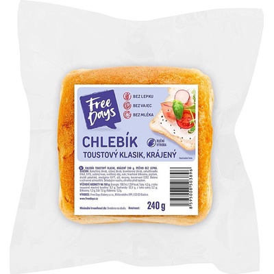 FREE DAYS Bezlepkový chlebík Vital 300 g