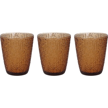 Tognana Комплект 3 стъклени чаши davor, кехлибар (n3585j70amba)