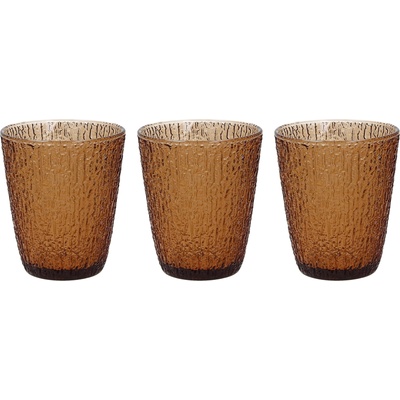 Tognana Комплект 3 стъклени чаши davor, кехлибар (n3585j70amba)