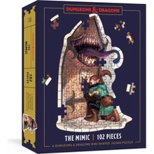 Dungeons & Dragons Mini Shaped Jigsaw : The Mimic Edition: 102-Piece Collectible for All Ages