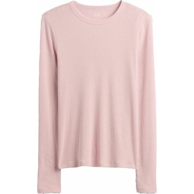 GAP V-FAST LS ESSENTIAL RIB TEE lososová