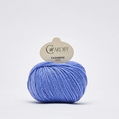 CASHMERE CLASSIC Cardiff Cashmere Farby CASHMERE: 588 fialovomodrá