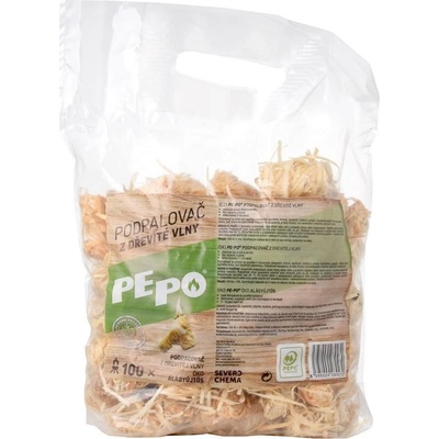 PE-PO podpaľovač z drev.vlny 100ks