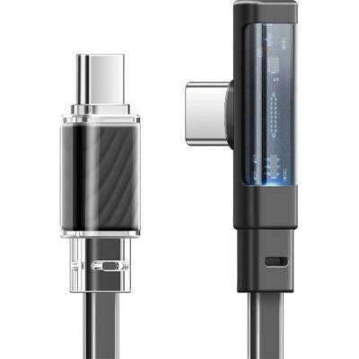 Mcdodo CA-3450 USB-C na USB-C s LED, 1,2m, černý