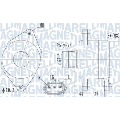 generátor MAGNETI MARELLI 063731517010