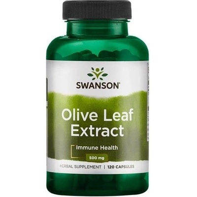Swanson Olive Leaf Extract 500 mg Extrakt z olivového oleje 120 softgel kapsúl