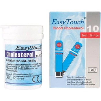 EasyTouch prúžky cholesterol 10 ks