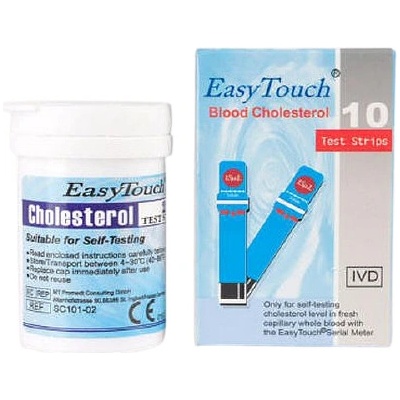 EasyTouch prúžky cholesterol 10 ks