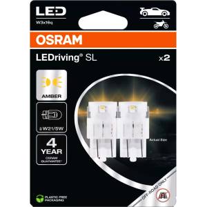 OSRAM LEDriving SL 2BL YELLOW W21/5W 1.3W