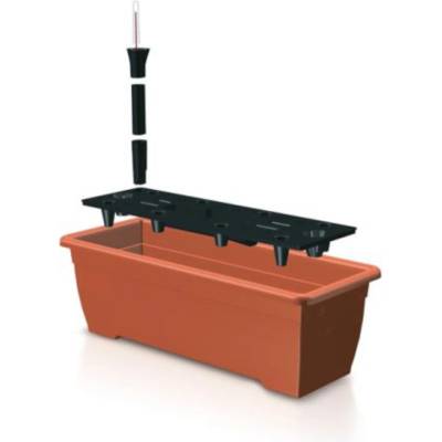 Prosperplast Truhlík BALCONY CAN 50 cm terakota + zavlažovací systém