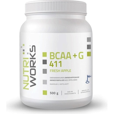 NutriWorks BCAA + Glutamin 4:1:1 500 g
