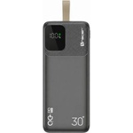Tracer Prime-V3, 30000 mAh, QC 22.5 W, PD 20 W, 2x USB-A, 1x USB-C, Fekete, PowerBank (TRABAT47824)