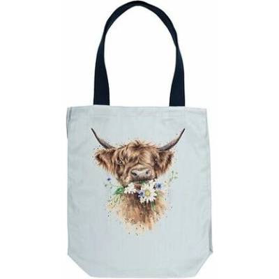 Pevná plátená taška "Daisy Coo" Wrendale Designs krava