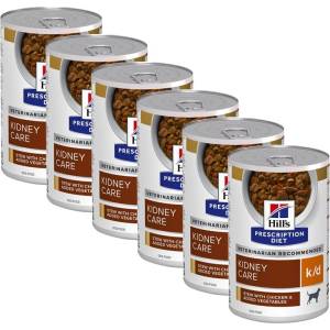 Hill's Hill s Prescription Diet k/d Stew Грижа за бъбреците консерви за кучета 6 x 354 г