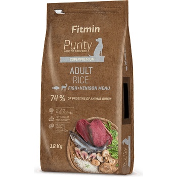 Fitmin Purity Adult Rice Fish & Venison 2 kg