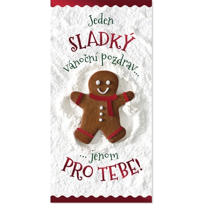 Albi Vánoční obálka na peníze - Veselý perníček