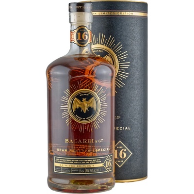 Bacardi 16YO Gran Reserva Especial Limited Edition 45% 1 l (tuba)