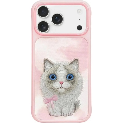 Nimmy Калъф Nimmy Big Eyed Pet 2.0 Cat за iPhone 17 Pro - розов (6971080313400)