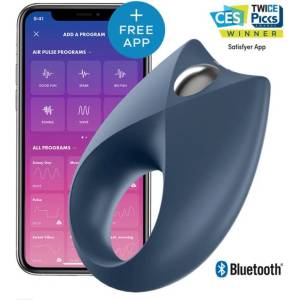 Satisfyer Вибриращ пенис пръстен с APP Satisfyer Powerful Royal One