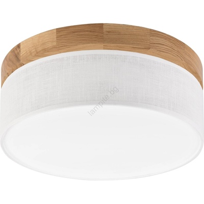 Brilagi - LED таванен плафон BELLADONNA LED/20W/230V, диаметър 30 см, бял/дъб (BG2108)