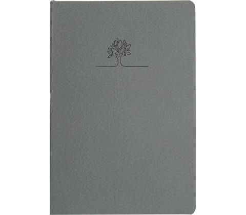 Notes A6 80gr linajk. sivý Strom