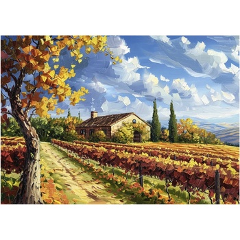Dino - Puzzle Painted vineyard - 500 piese