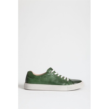 Jacket Club Мъжки обувки от естествена кожа - Светлозелени #318558 (318558_Зелен)