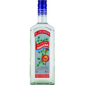 Rudolf Jelínek Slovácká borovička 45% 0,7 l (čistá fľaša)