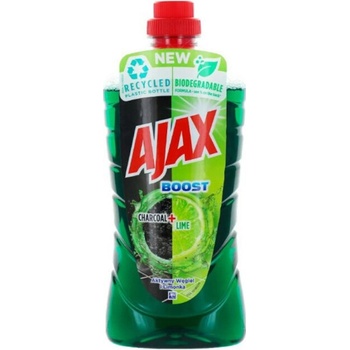 Ajax Boost Charcoal + Lime čistiaci prostriedok na podlahy 1 l