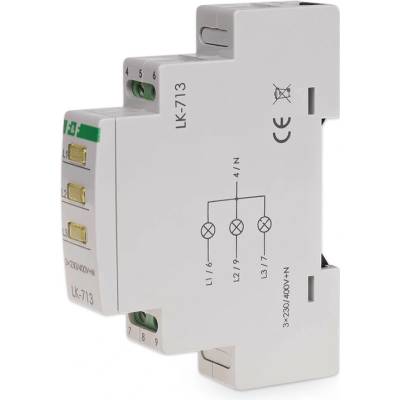 LK-713 Y - Signálka, 3x žltá LED, 3x 230V
