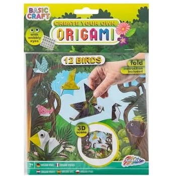 Image 1 of Grafix Комплект направи си сам Оригами, 12 птици (100050 Birds)