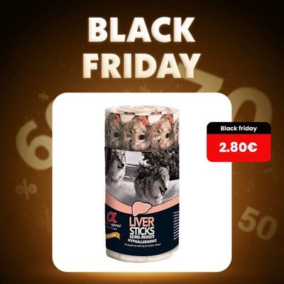 Alpha Spirit dog Pás tyčinky pečienkové 16 ks 160 g