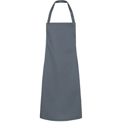 Karlowsky Gastro zástěra s laclem KY072 Anthracite 75x95cm