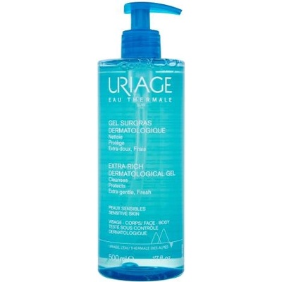 Uriage Dermatological Extra-Rich Gel изключително нежен почистващ гел за чувствителна кожа 500 ml унисекс