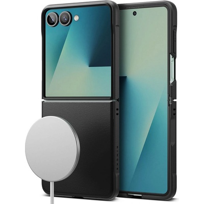 Ringke Удароустойчив кейс с MagSafe за Samsung Galaxy Z Flip 7 от Ringke Onyx Magnetic - Black (8800293855767)