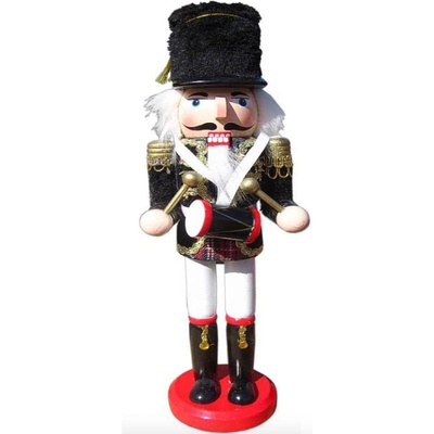 TifanTex drevený Luskáčik s bubnom figúrka 30cm