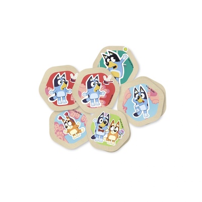 Bluey - Дървена игра за памет с Блуи, 38 части