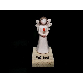 Anjelik so sviečkou 11 cm