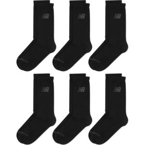 New Balance Юношески чорапи New Balance 6 Pack of Crew Socks Juniors - Black