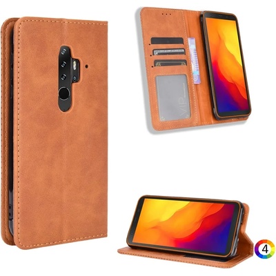 Blackview BV6300 Pro Vintage Кожен Калъф и Стилус