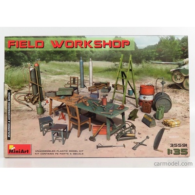 Miniart Accessories Set Officina Fiel Workshop 1:35