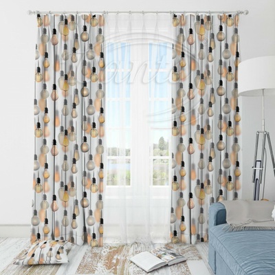 Dekorační látka 400296/001 na závěsy, polštářky - 160 x 145 cm