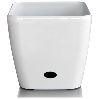 HG-3170A-Саксия КВАДРАТ БЯЛА (37*35sm) (019728)