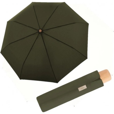 Doppler nature mini eko Deep Olive deštník skládací olivový