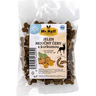 Mr. Haff jelen a moučný červ s kurkumou 80 g